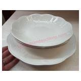 7pcs Lenox Butterfly Meadow Cloud Plates-Bowls