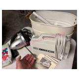 (G)ï¿½Oreck XL & Mini Shark Vacuums in Tub