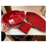 Napa Serveware Red Earthenware Pieces