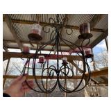 (Porch) Hanging Metal Candle Holder