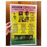 (K) Aquarian Exposition Poster in Plastic
