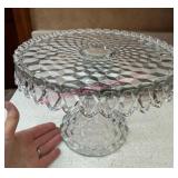 (DR) American Fostoria Cake Plate