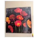 (K) Poppies Artwork 30in x 30in