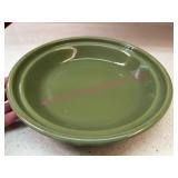 Longaberger Pottery Green Pie Plate