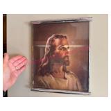 (K) 1941 Jesus Print in Chrome Frame