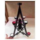 (LR)ï¿½Metal Tree Candle Holder w/ 5 Cups