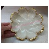 Lenox Gold-Trimmed Flower-Shaped Dish