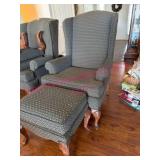 (LR) Wingback Chair & Ottoman #2