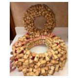 (LR) 2 Wine Cork Wreaths