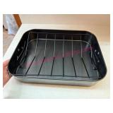(K) Non-Stick Roasting Pan w/ Rack & Handles