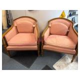 Pair of Vtg Upholstered Chairs