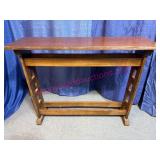 Sturdy Old Oak Entry Table #2