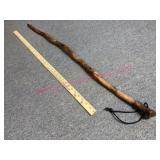 Handcrafted 3.5ft Walking Stick by Roger Downey