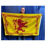 Lion Rampant Nylon Flag, USA made 34×56