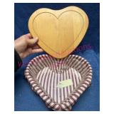 1999 Longaberger Love Letters Basket