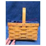 1999 Longaberger Basket w/ Liner & Protector