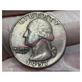 1957-D Washington Quarter Coin