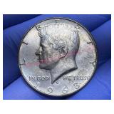 1968 Kennedy Half Dollar Coin