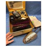Shoe Care Kit w/Plastic Storage Box