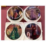 4 Bradford Exchange Gone w/The Wind Plates