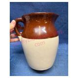 KRPG Brown & Cream Two-Tone Pitcher