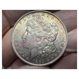 1884-O Morgan Silver Dollar w/Toning