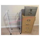 Small Rack, 2dr Cabinet & File Box