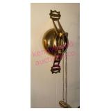 (K) Brass SFC.CO Trolley Bell w/ Chain Pull