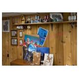 (B) Basement Contents of Wall & on Shelf