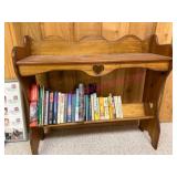 (B) Wooden Shelf w/ Heart Cutouts