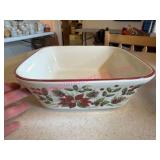 Longaberger Holiday Baking Dish