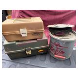 (G) Fishing Tackle Lot w/Lures & Bucket
