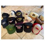 (LR) 15 Unused Ball Hats w/Various Logos