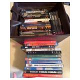 (LR) DVDs in Faux Leather Tote