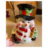(LR)ï¿½Hobby Lobby Snowman Cookie Jar