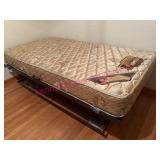 (BR2) Twin Size Trundle Bed w/Tan Mattress