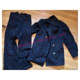 (LR) Authentic US Navy Coat & Pants, Wool
