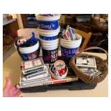 (LR) Poker Chips & Cards