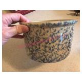 (K) Robinson Ransbottom Blue Sponge Bowl