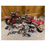 (B) Motorcycles Figs & Santa on Motorcycles