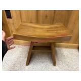 (BR1) AquaTeak Wooden Stool Bench