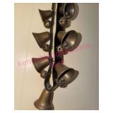 (K)ï¿½Brass Sleigh Bells on Leather Strap