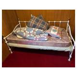 (BR3) Heavy Metal Daybed w/Bedding