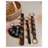 (K) Straps w/Bells & a Basket