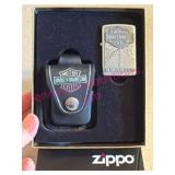(K)ï¿½Harley-Davidson Zippo Lighter w/ Case