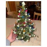 (K) Ceramic Lighted Christmas Tree 16in