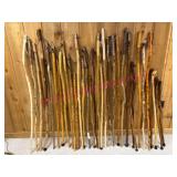 (B) Lot: Handmade Wooden Walking Sticks #2