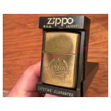 (K) Zippo 60th Anniv. Brass Lighter