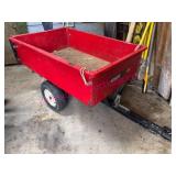 (Barn)ï¿½Huskee 4ft Dump Wagon for Lawn Mower