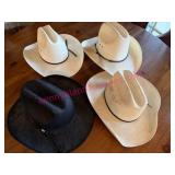 (K) Cowboy Hats in Various Sizes